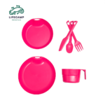 ست ظروف تک نفره 6 تکه لایف کمپ کد 45802