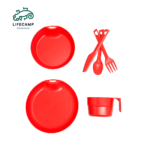 ست ظروف تک نفره 6 تکه لایف کمپ کد 45802 - Image 8