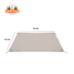 زیرانداز چادر هپی کمپ مدل HIDRO MAT کد 46859 – سایز M