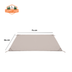 زیرانداز چادر هپی کمپ مدل HIDRO MAT کد 46860 – سایز S