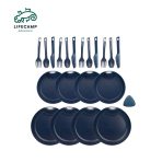 ست ظروف 4 نفره LIFE CAMP مدل 21 تکه کد 45833 - Image 3