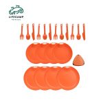 ست ظروف 4 نفره LIFE CAMP مدل 21 تکه کد 45833